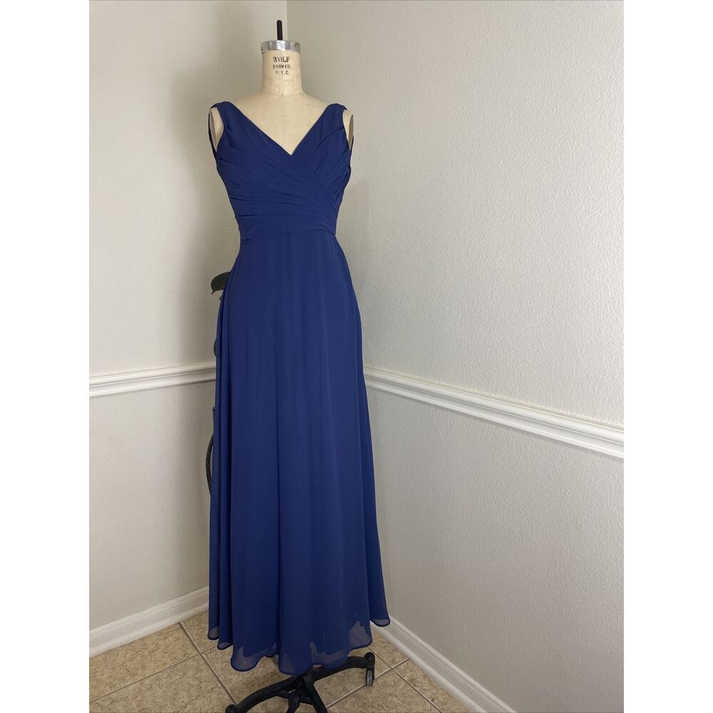 kennedy blue, long dress, blue, size 0